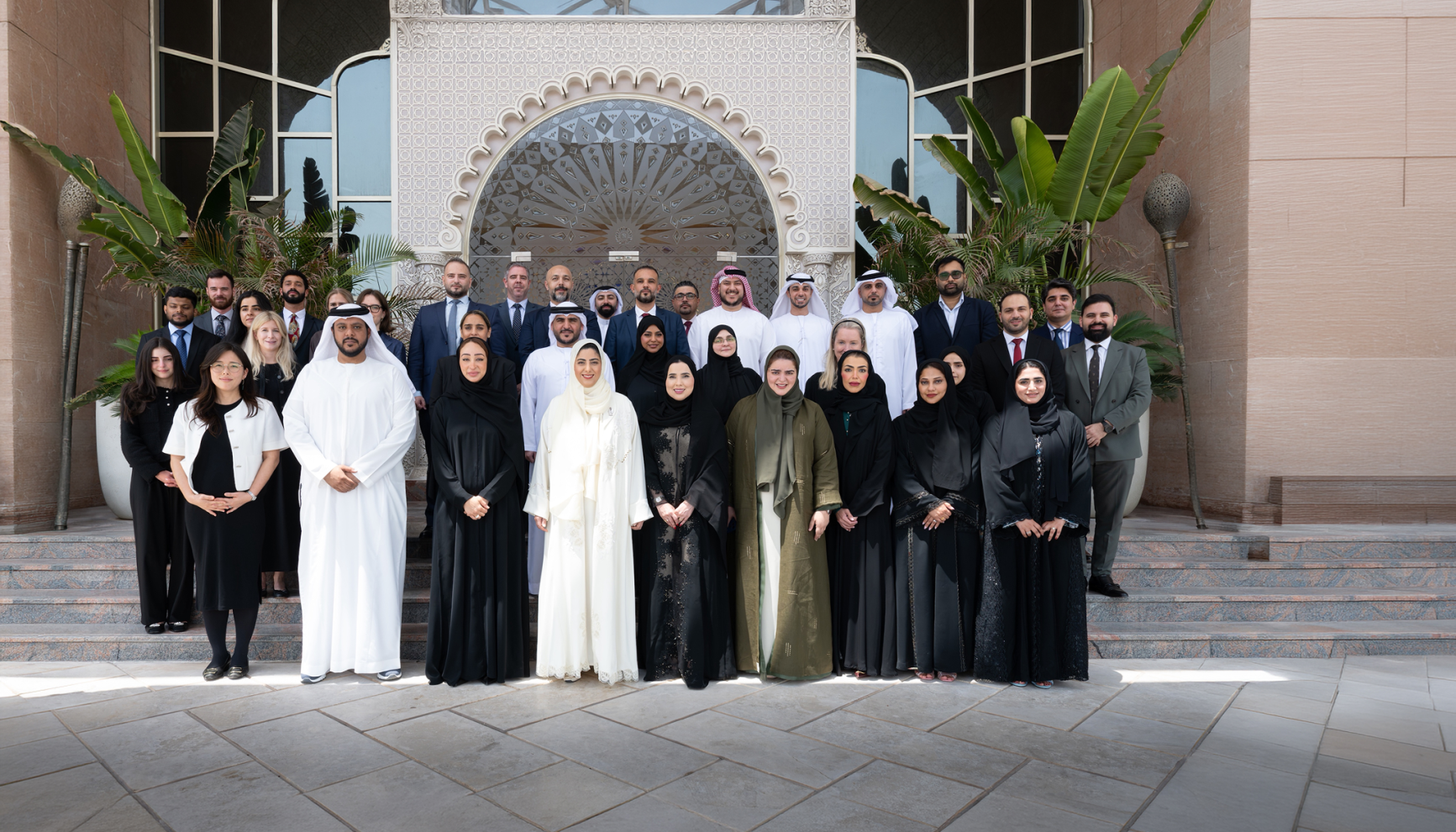 Her Highness Shamma bint Sultan bin Khalifa receives DGE – Abu Dhabi’s Tomouh team