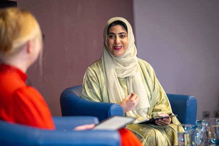 Her Highness Sheikha Shamma bint Sultan bin Khalifa Al Nahyan discusses importance of climate leadership at University of Cambridge