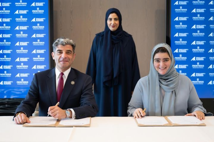 In the Presence of Her Highness Sheikha Shamma bint Sultan bin Khalifa Al Nahyan, Frontier25 Signs MoU with the Prince Albert II of Monaco Foundation