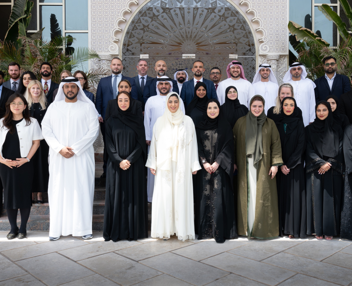 Her Highness Shamma bint Sultan bin Khalifa receives DGE – Abu Dhabi’s Tomouh team